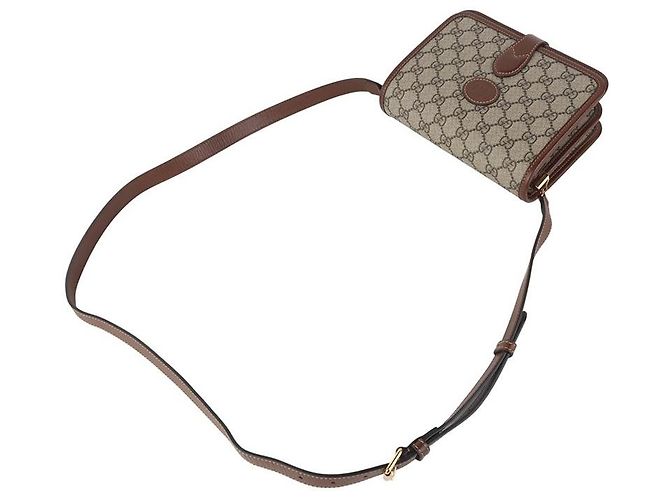 Gucci Borsa a tracolla GG Supreme Interlocking - vista 4