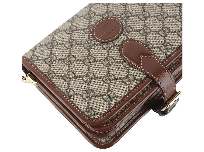 Gucci Borsa a tracolla GG Supreme Interlocking - vista 5