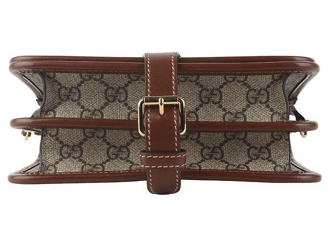 Gucci Borsa a tracolla GG Supreme Interlocking - vista 6