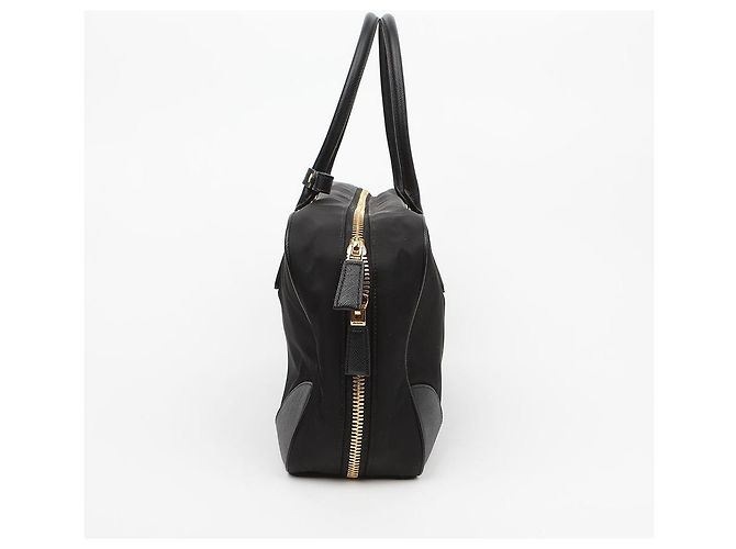 Prada Borsa a spalla Tote Large Reedition Triangle Logo - vista 5