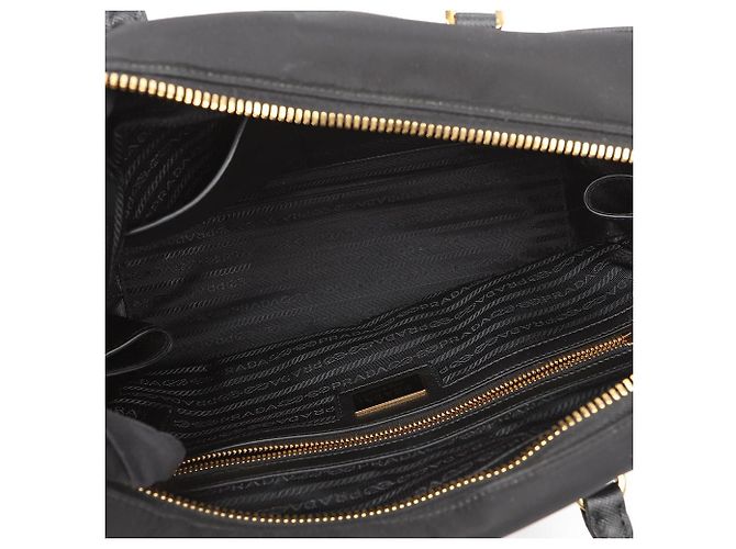 Prada Borsa a spalla Tote Large Reedition Triangle Logo - vista 8
