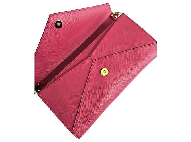 Prada Mini borsa a tracolla in pelle Saffiano - vista 6