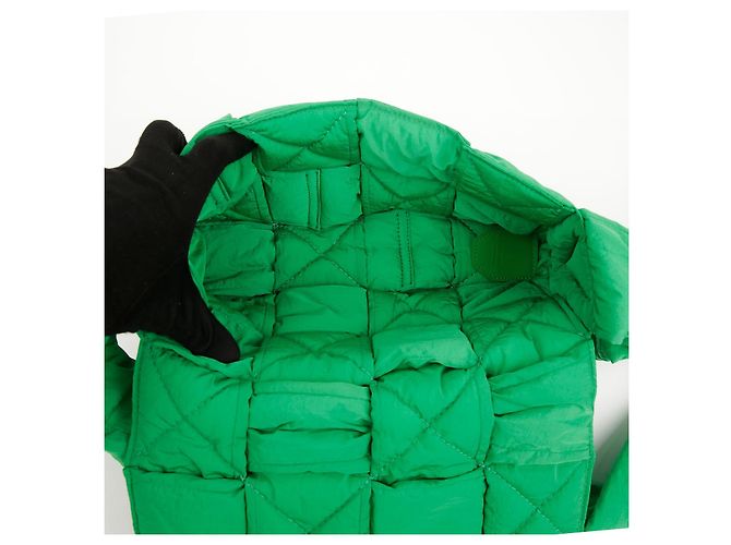 Bottega Veneta Borsa a tracolla Padded Tech Cassette Green - vista 13