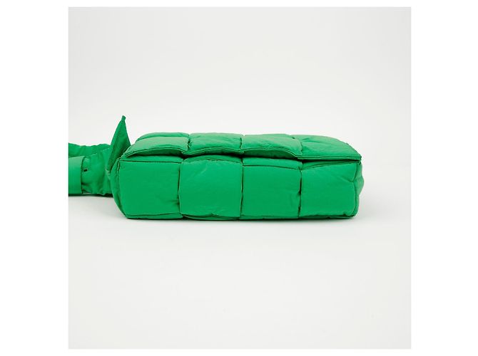 Bottega Veneta Borsa a tracolla Padded Tech Cassette Green - vista 6