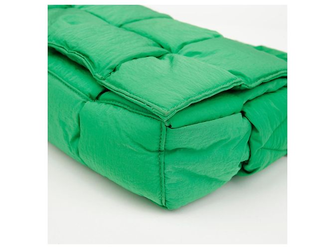 Bottega Veneta Borsa a tracolla Padded Tech Cassette Green - vista 8