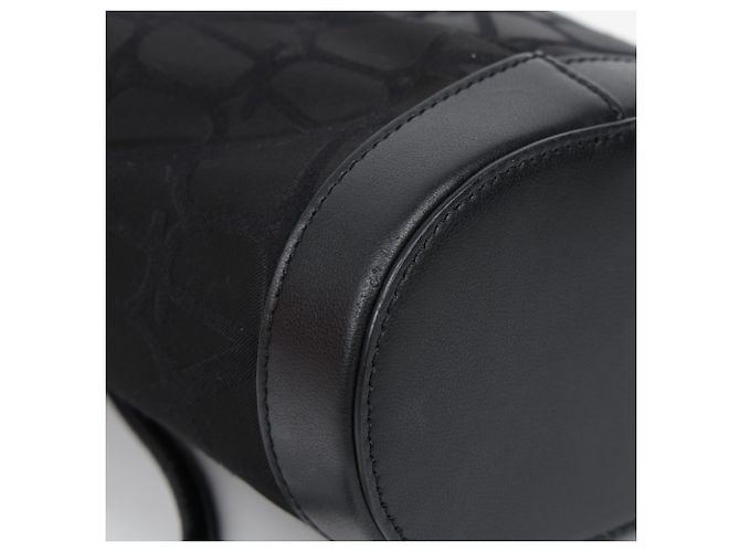 Borsa a Secchiello Valentino Nera Jacquard - vista 7