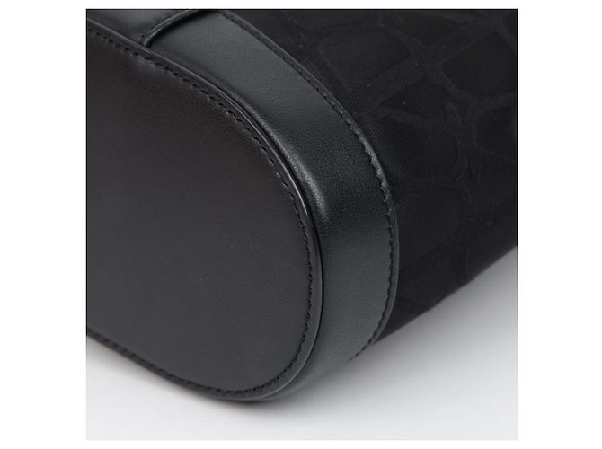 Borsa a Secchiello Valentino Nera Jacquard - vista 8
