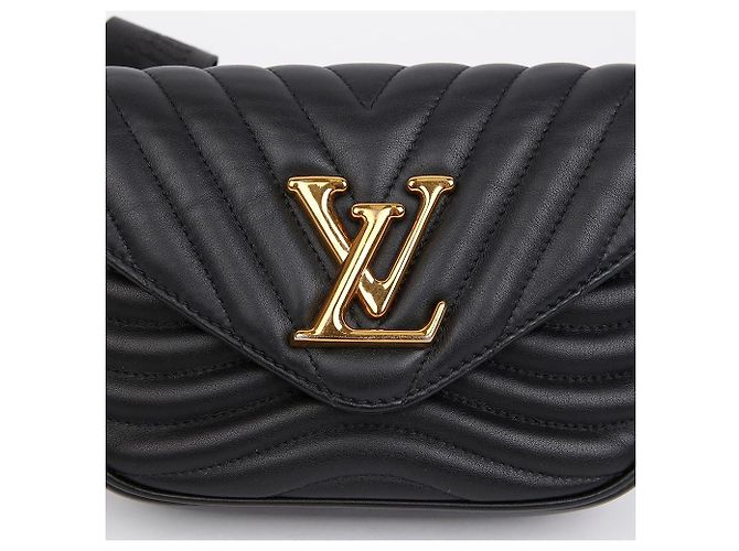 Louis Vuitton Borsa a tracolla New Wave Multi Pochette Black - vista 2