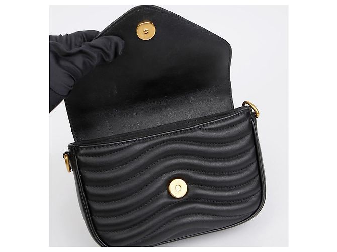 Louis Vuitton Borsa a tracolla New Wave Multi Pochette Black - vista 8