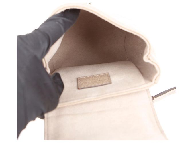 Louis Vuitton Tiny Backpack Zaino in pelle marrone - vista 11