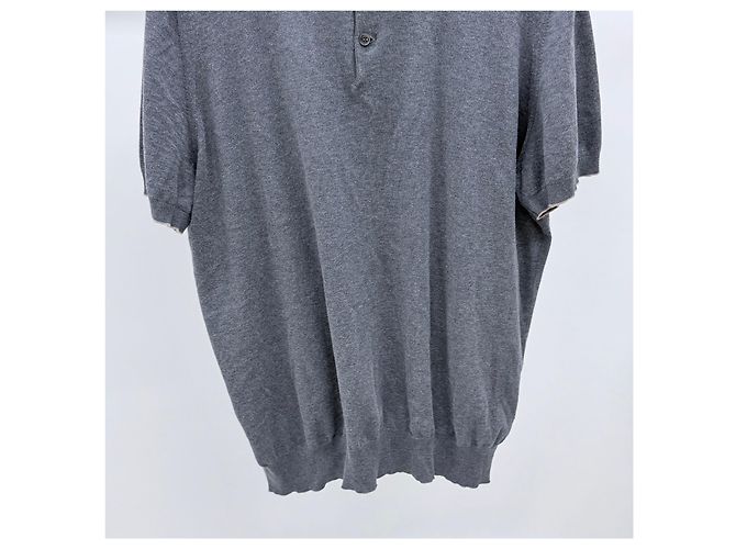Brunello Cucinelli Baumwoll-Poloshirt mit kurzen Ärmeln - Ansicht 3