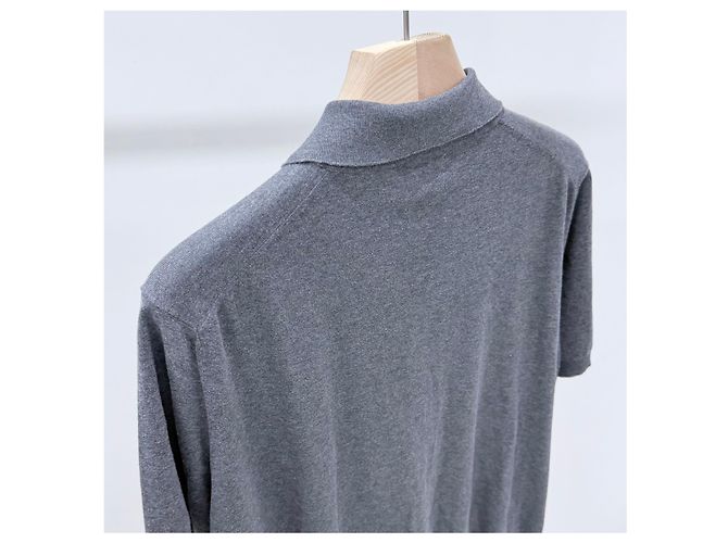 Brunello Cucinelli Baumwoll-Poloshirt mit kurzen Ärmeln - Ansicht 5