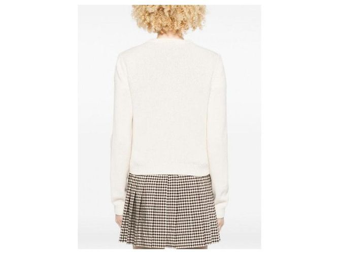 Moncler Geometrisch gesteppter Cardigan mit Reißverschluss - Ansicht 6