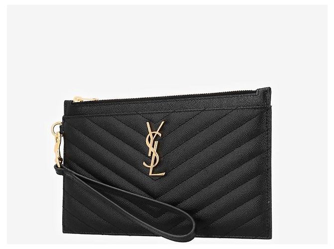 Autre Marque Clutch Grande Donna Cassandra Monogram Matelassé Gold - vista 5