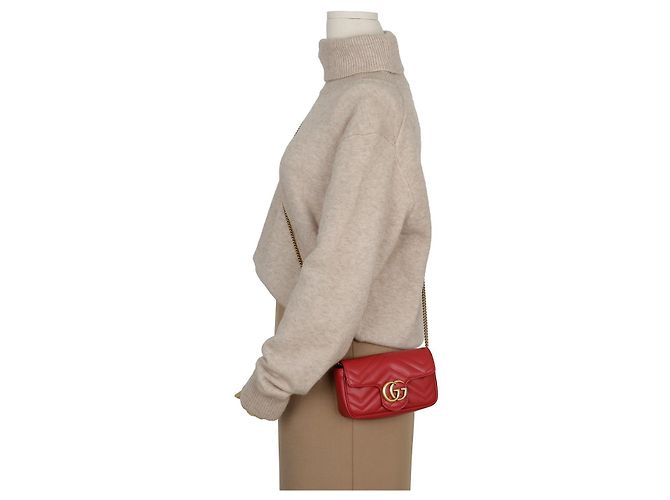 Gucci Borsa a tracolla super mini con catena - vista 10