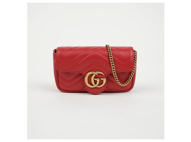 Gucci Borsa a tracolla super mini con catena - vista 2