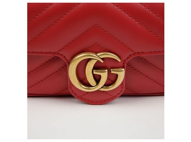 Gucci Borsa a tracolla super mini con catena - vista 3
