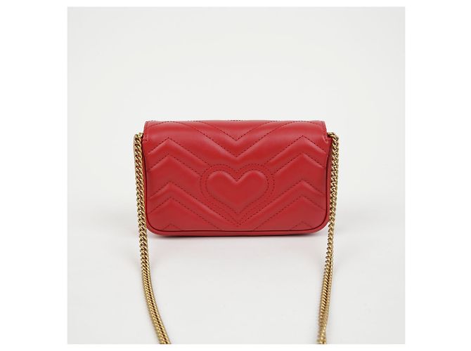 Gucci Borsa a tracolla super mini con catena - vista 4