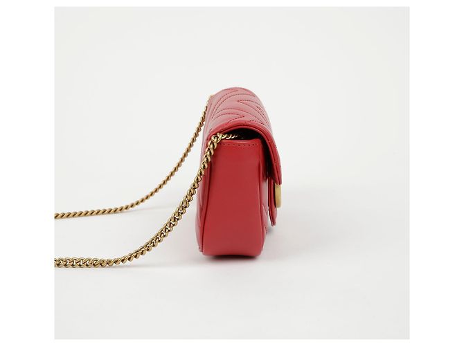 Gucci Borsa a tracolla super mini con catena - vista 5