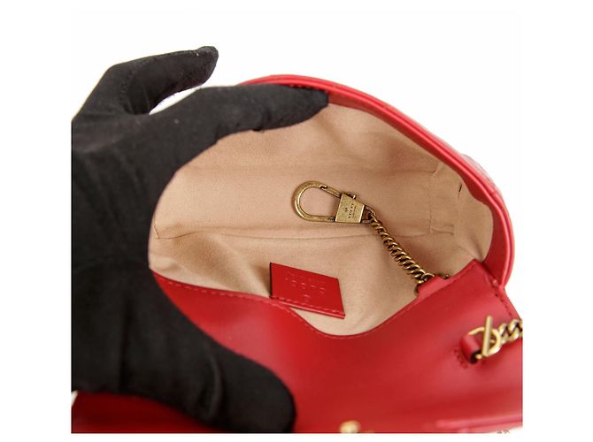 Gucci Borsa a tracolla super mini con catena - vista 9