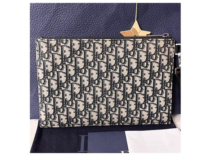 Pochette Oblique A5 Dior Marrone - vista 3