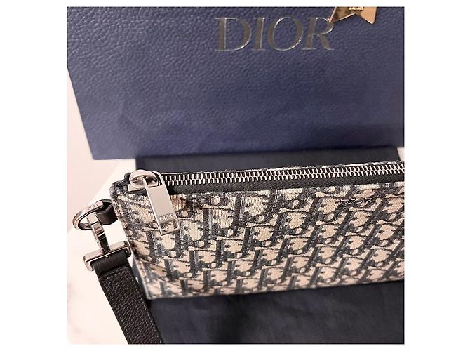 Pochette Oblique A5 Dior Marrone - vista 4