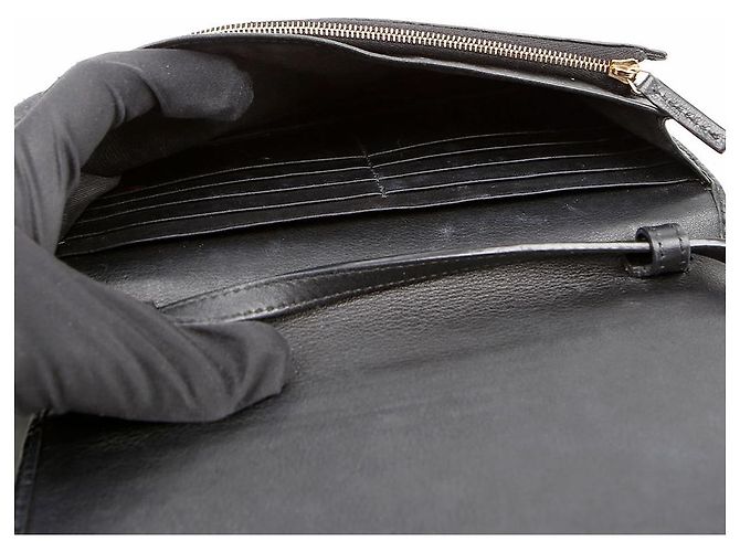 Gucci Microshima Mini Borsa Crossbody in Pelle Black - vista 10