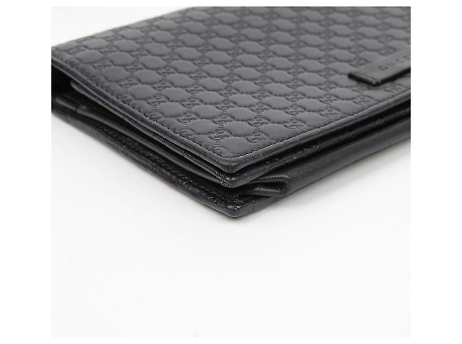 Gucci Microshima Mini Borsa Crossbody in Pelle Black - vista 6