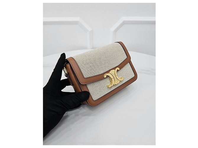 Céline Teen Trionf Natural Canvas - vista 2