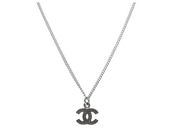 Chanel Collana Cubic CC Silver - vista 2