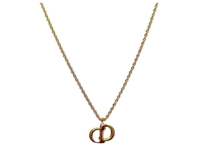Collar Dior dorado - vista 2
