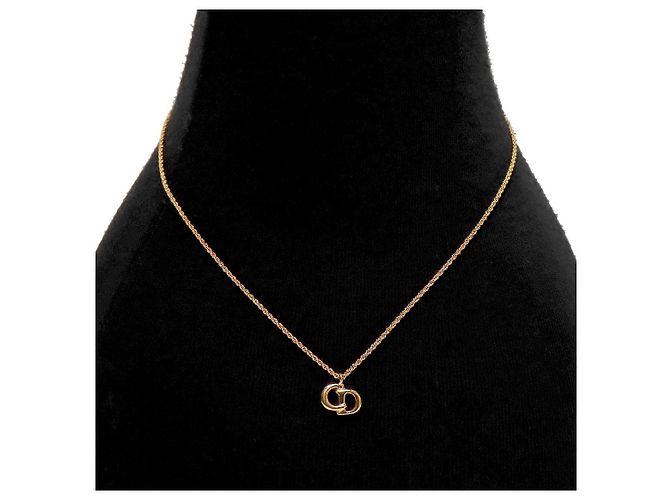 Collar Dior dorado - vista 5
