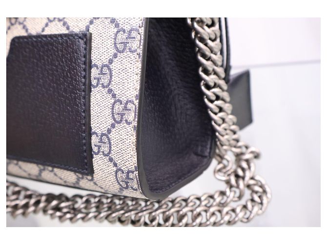 Padlock Gucci Borsa a tracolla Small Chain con lucchetto GG Supreme - vista 12