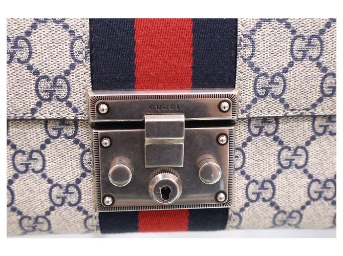 Padlock Gucci Borsa a tracolla Small Chain con lucchetto GG Supreme - vista 3