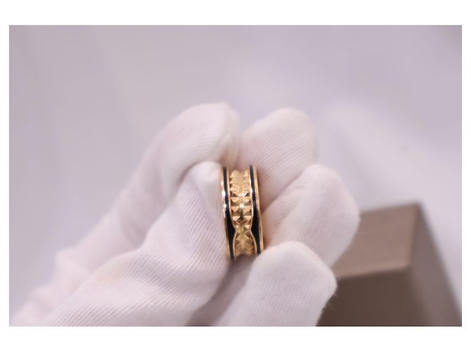 Bulgari Ring Rock Rose Gold Black Ceramic Ring - Ansicht 4