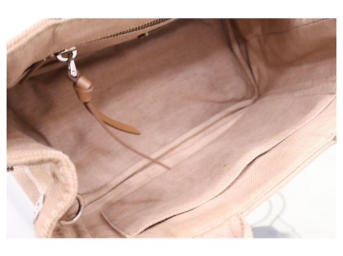 Miu Miu Logo Jacquard Camel Schultertasche - Ansicht 14