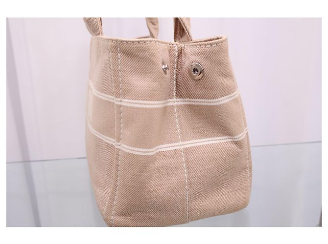 Miu Miu Logo Jacquard Camel Schultertasche - Ansicht 5