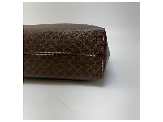 Céline Borsa Tote Triomphe Macadam Marrone - vista 10