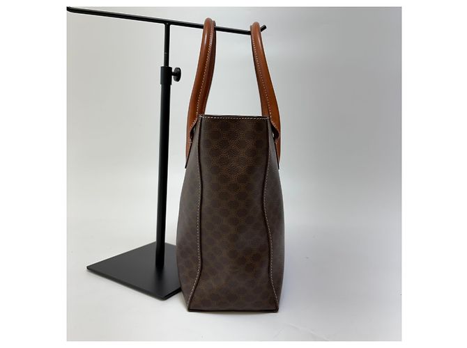 Céline Borsa Tote Triomphe Macadam Marrone - vista 5