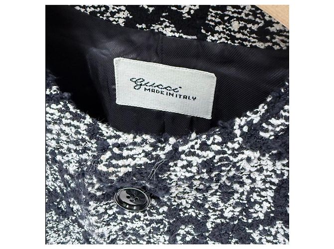 Gucci Giacca in tweed GG Monogram - vista 5