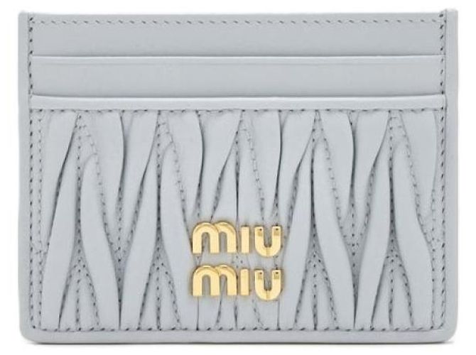 Miu Miu Kartenetui aus gestepptem Nappa-Leder - Ansicht 2