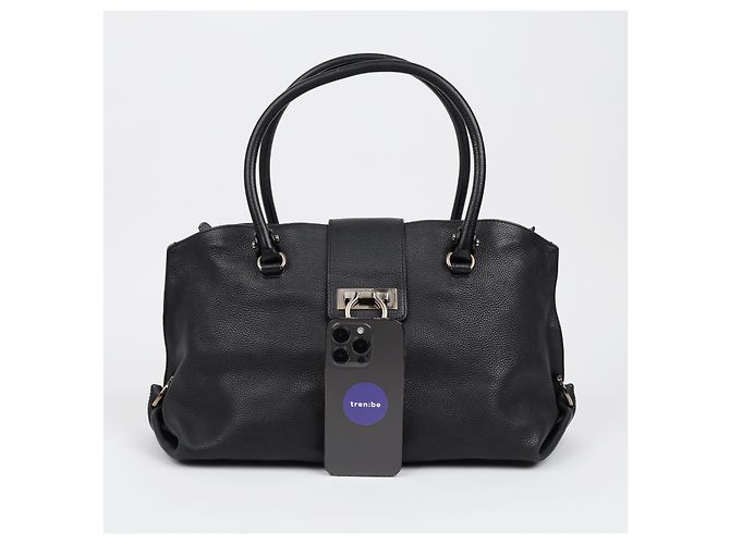 Salvatore Ferragamo Borsa a Tracolla Gancini Tote - vista 18