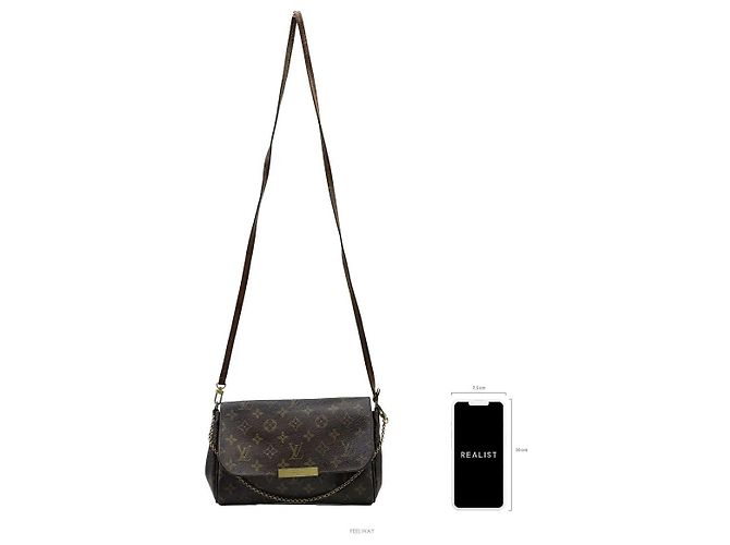 Louis Vuitton Borsa a tracolla con catena in pelle Monogram - vista 2