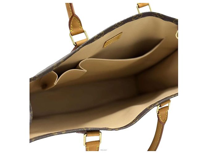 Louis Vuitton Monogram Sac Plat Tote Bag - Ansicht 8