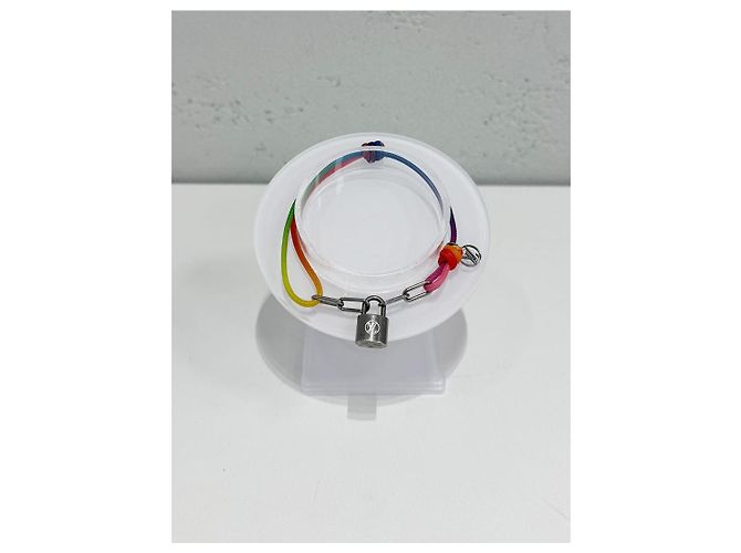 Louis Vuitton Bracciale in titanio Silver Rakiet Virgil Abloh - vista 2