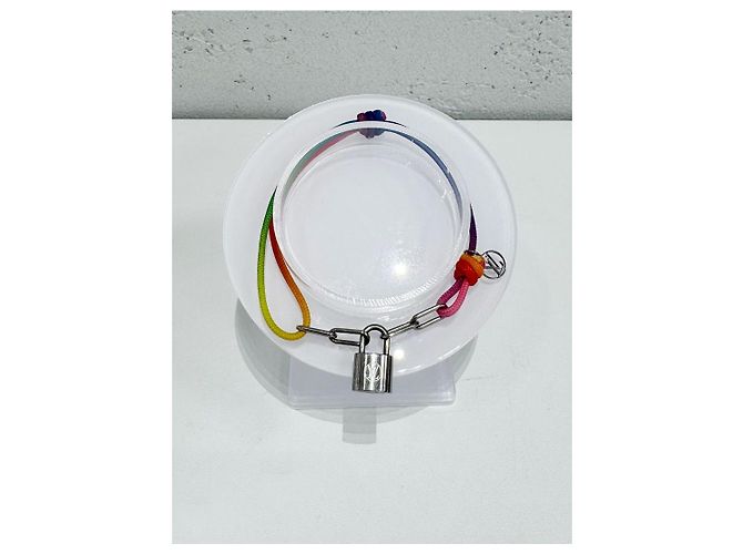 Louis Vuitton Bracciale in titanio Silver Rakiet Virgil Abloh - vista 3