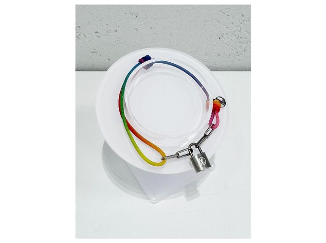 Louis Vuitton Bracciale in titanio Silver Rakiet Virgil Abloh - vista 4