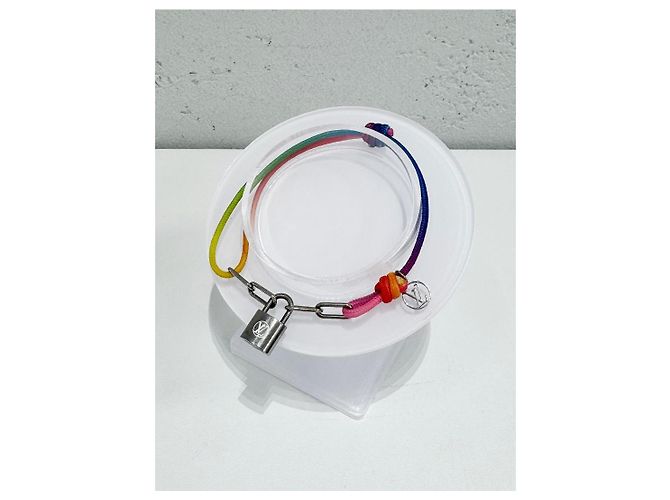 Louis Vuitton Bracciale in titanio Silver Rakiet Virgil Abloh - vista 5