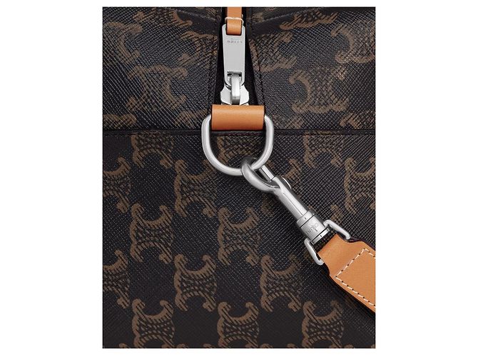 Céline Borsa a tracolla Take Away Canvas Triomphe - vista 4