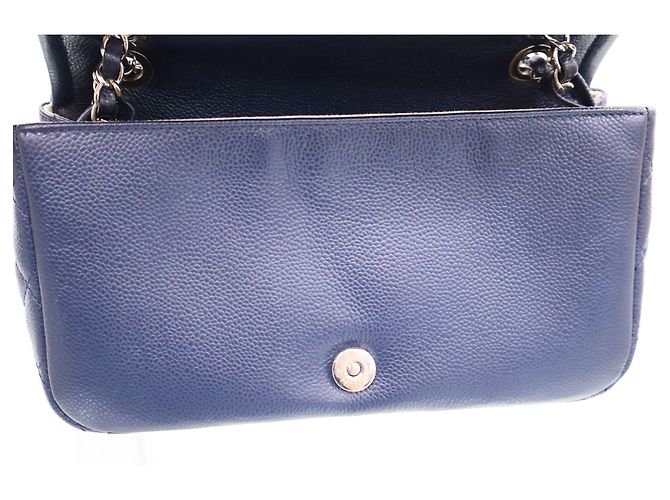 Chanel Borsa a spalla Timeless CC Caviar Flap Navy - vista 10